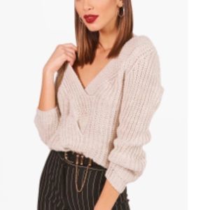 cable knit sweater - Boohoo *one size*